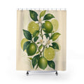 Lime Fruit Green Shower Curtain