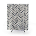 Herringbone Chevron Shower Curtain