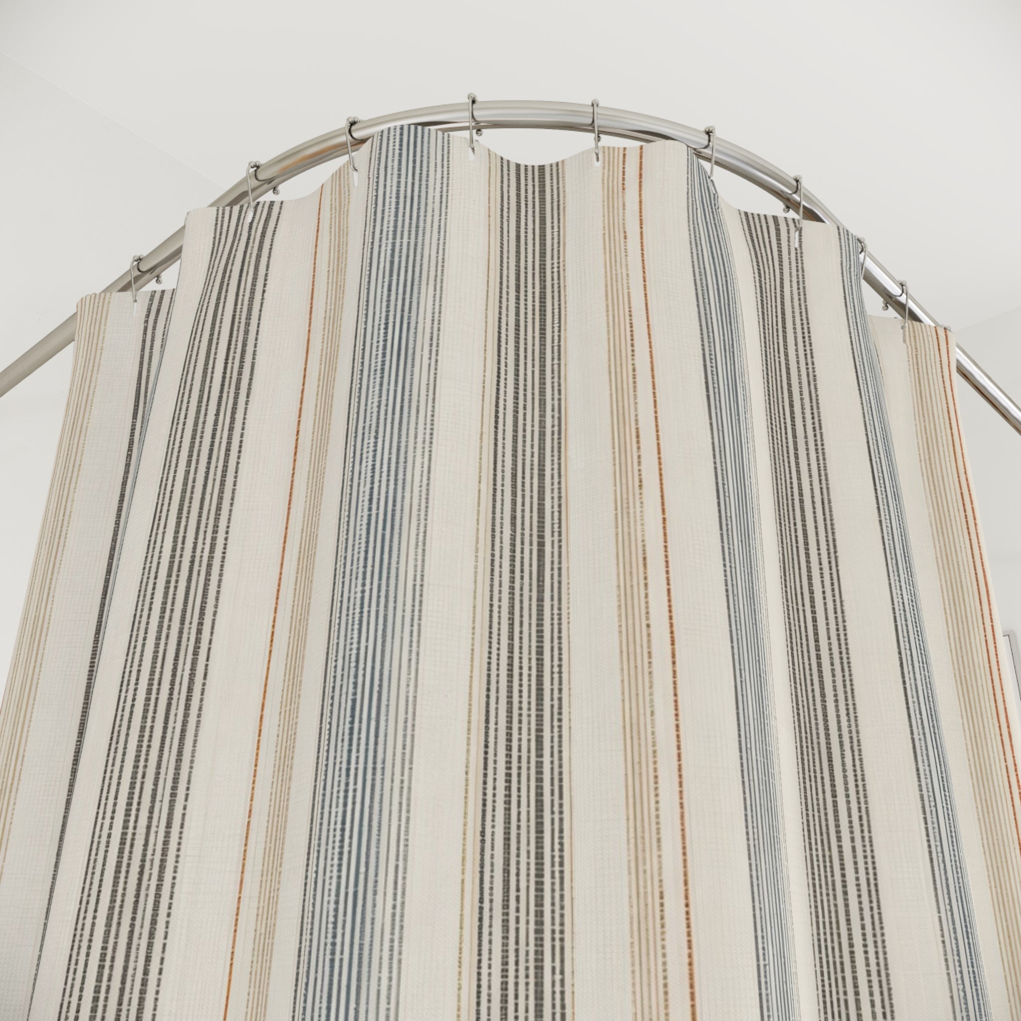 Fine Vertical Pinstripe Shower Curtain
