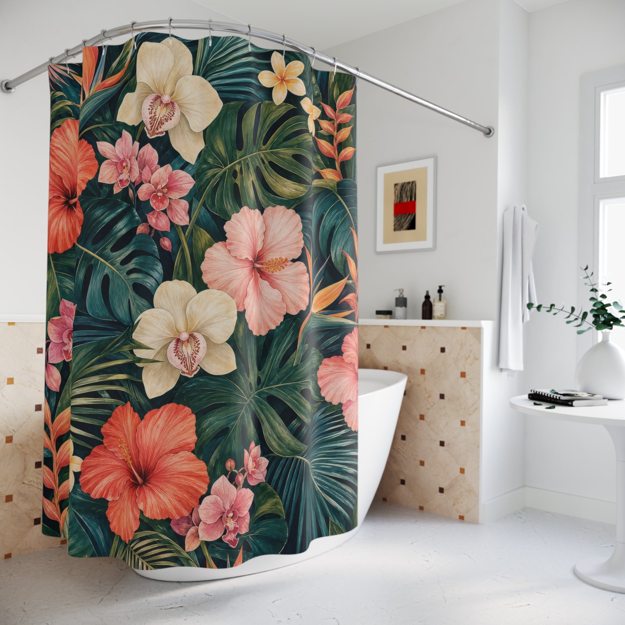 Hibiscus Shower Curtain