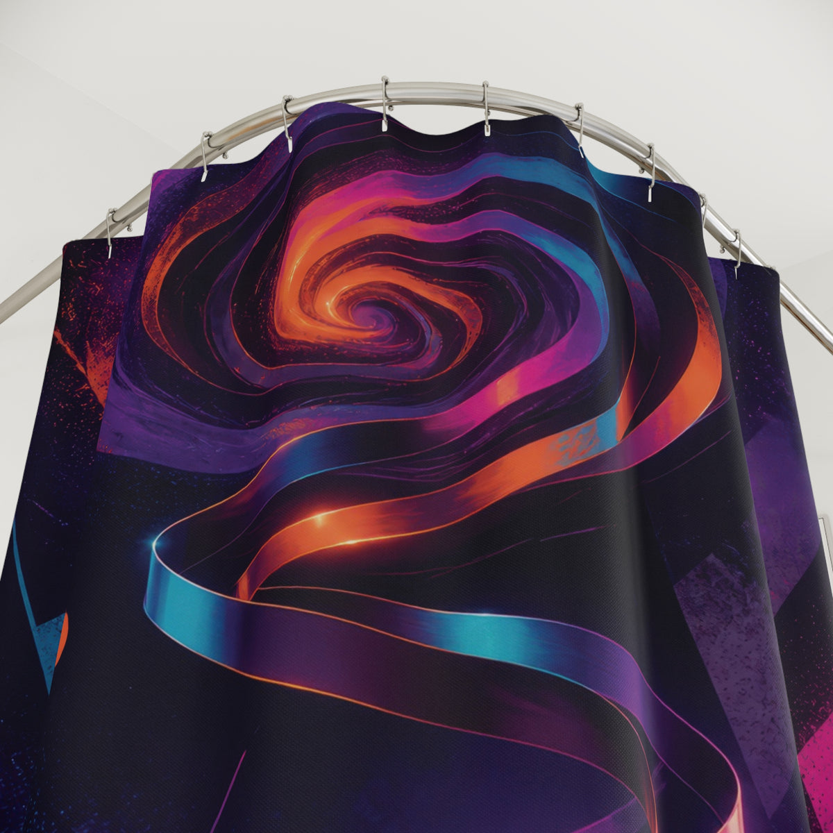 Alternative Synth Punk Cassette Shower Curtain