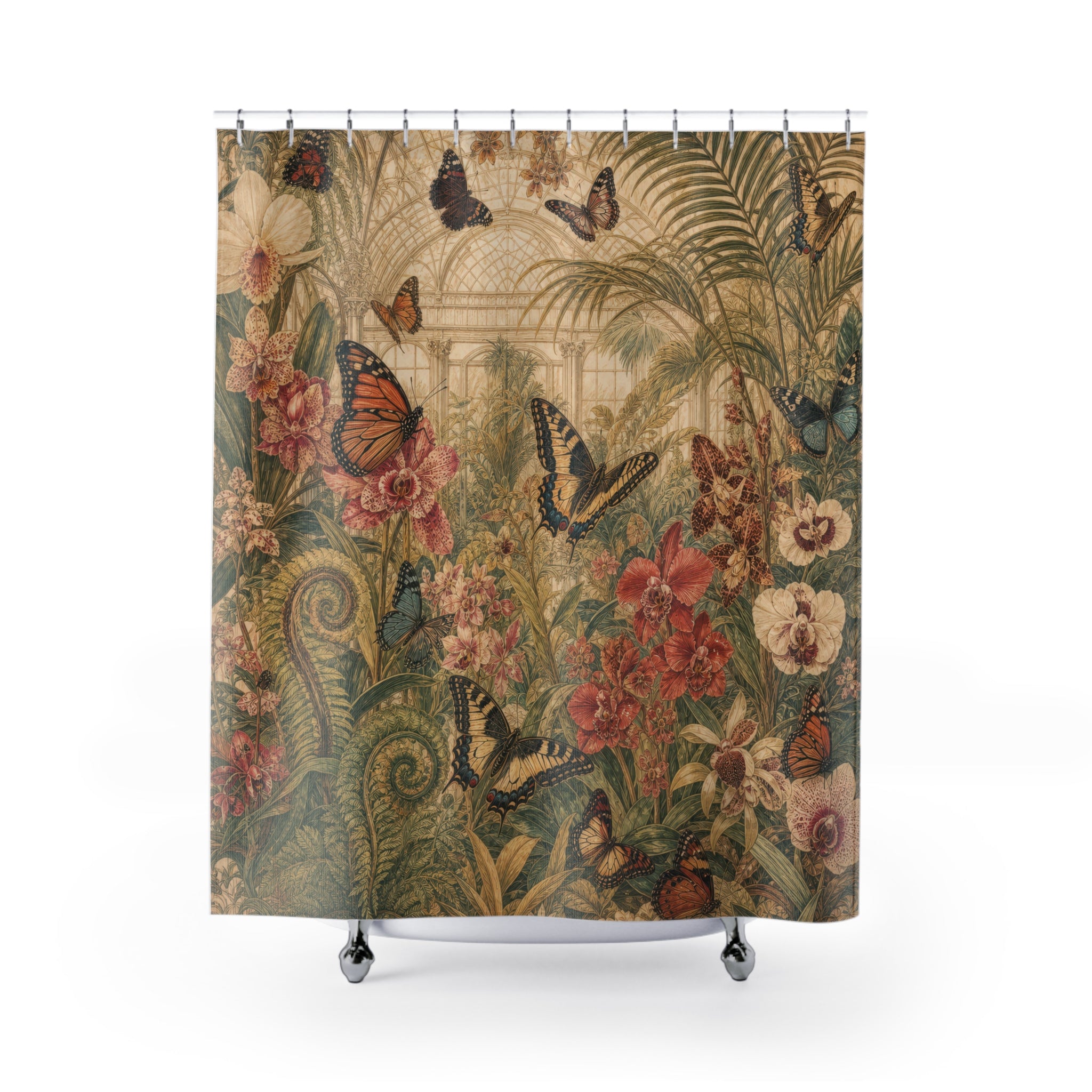 Butterfly Conservatory Shower Curtain
