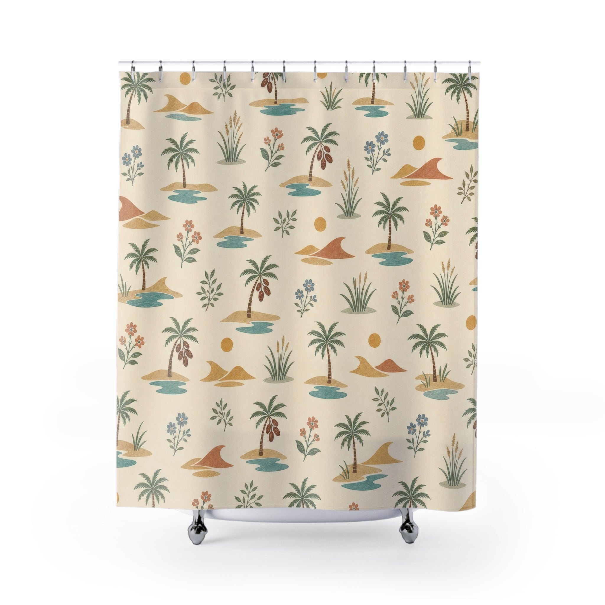 Desert Oasis Shower Curtain: Desert Shower Curtain