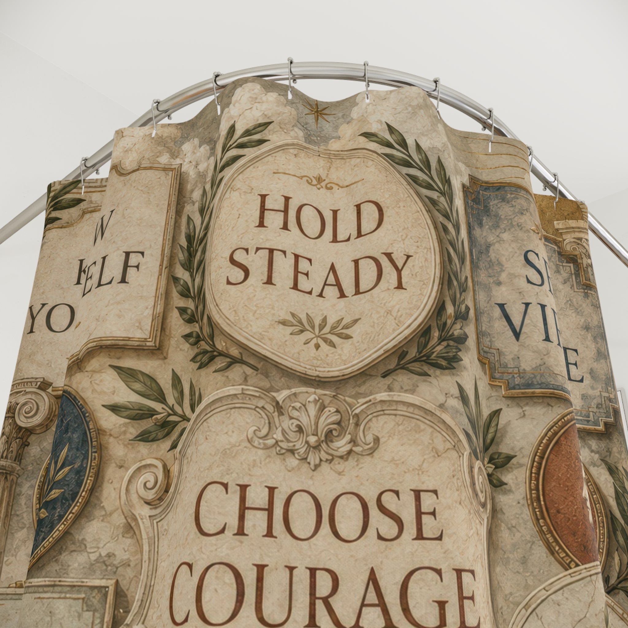 Classical Wisdom Shower Curtain: Vintage Greek