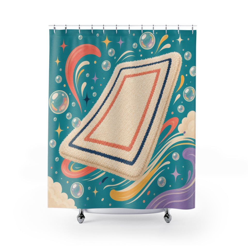 Flying Mat Shower Curtain