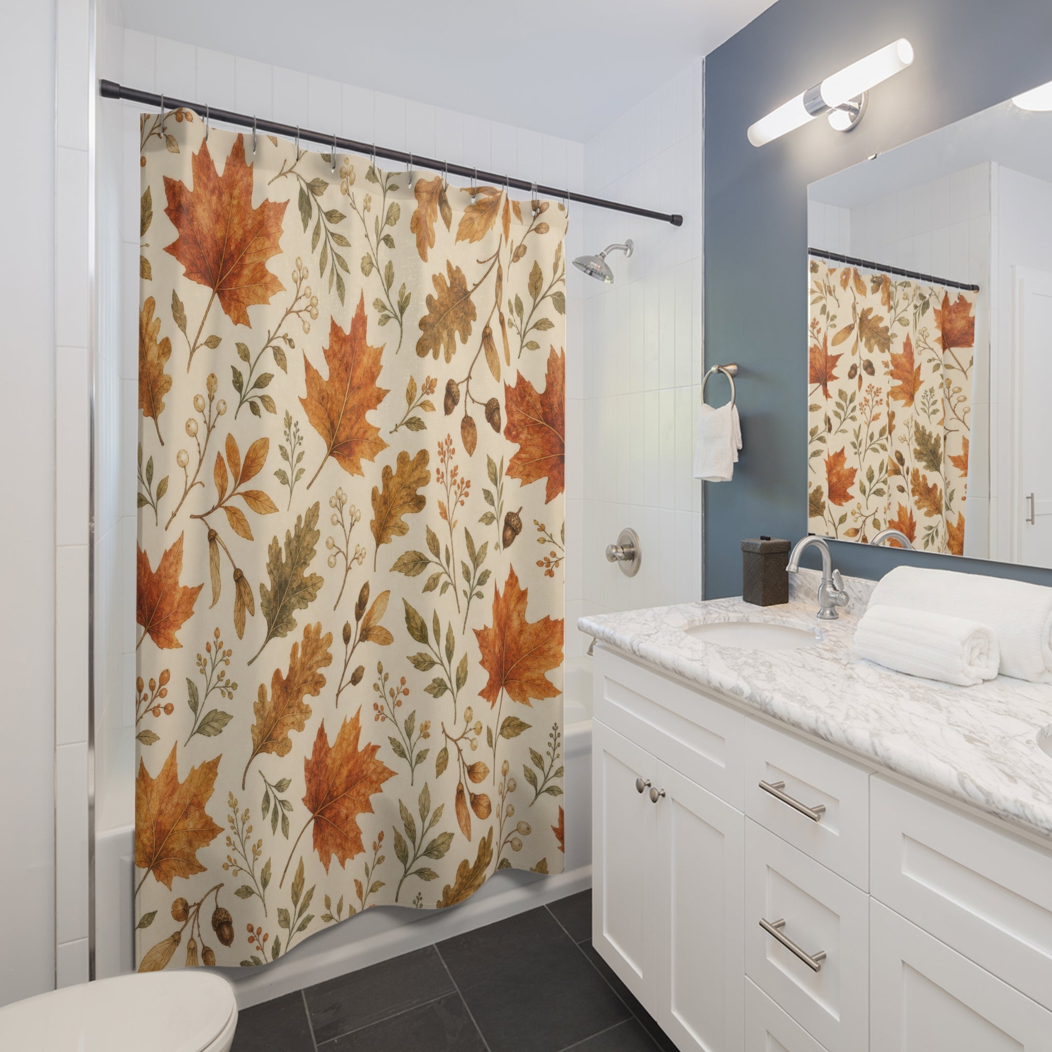 Fall Leaves Autumn Shower Curtain