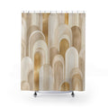 Beige Neutral Shower Curtain