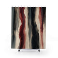 Red Black Shower Curtain