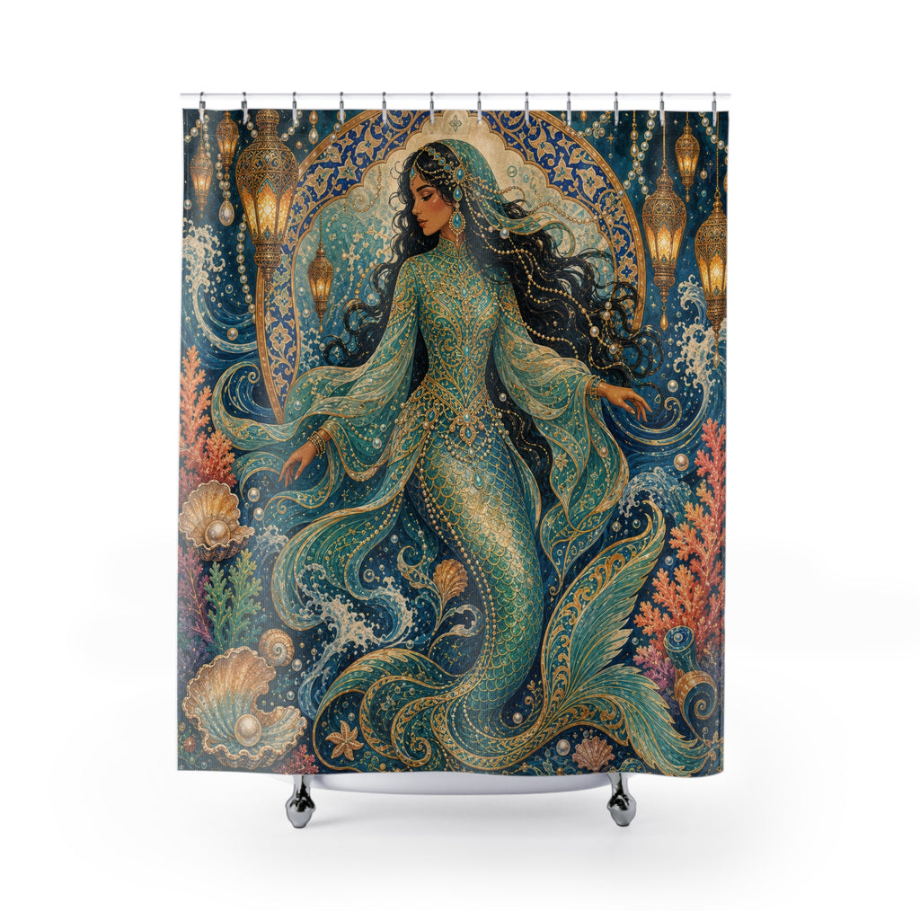Lantern Ocean Fantasy Shower Curtain
