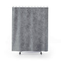 Gray Shower Curtain, Abstract Bath Decor, Concrete Look Texture Pattern, Modern Neutral Guest Bathroom Decor, Industrial Spa Style