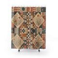 Patchwork Boho Floral Shower Curtain