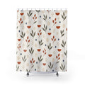 Burnt Orange Terracotta Shower Curtain: Burnt Orange Shower Cu