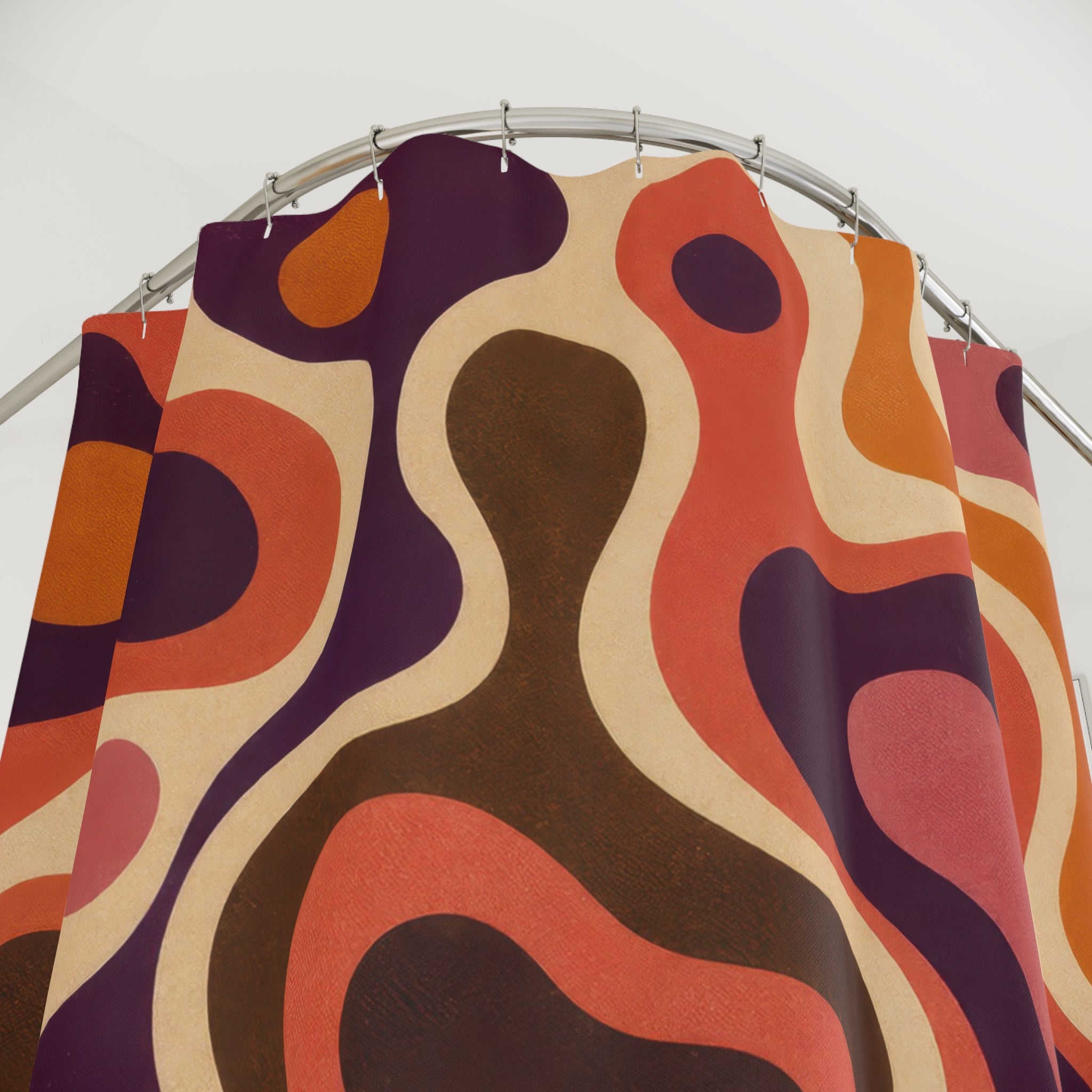 Lava Lamp Abstract Shower Curtain