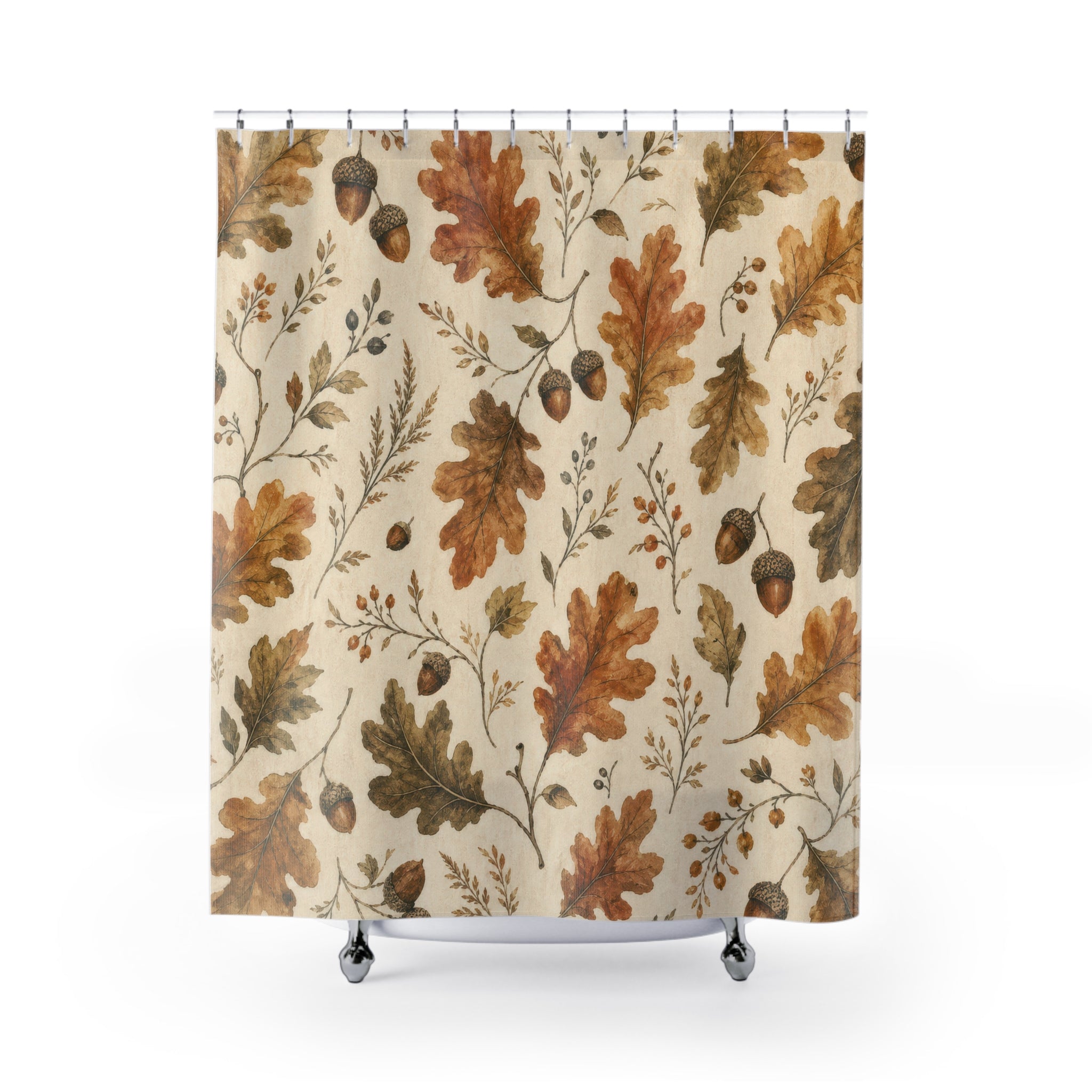 Autumn Oak Leaf Shower Curtain