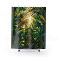 Emerald Canopy Light Shower Curtain