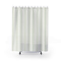 Seafoam Green Stripe Shower Curtain