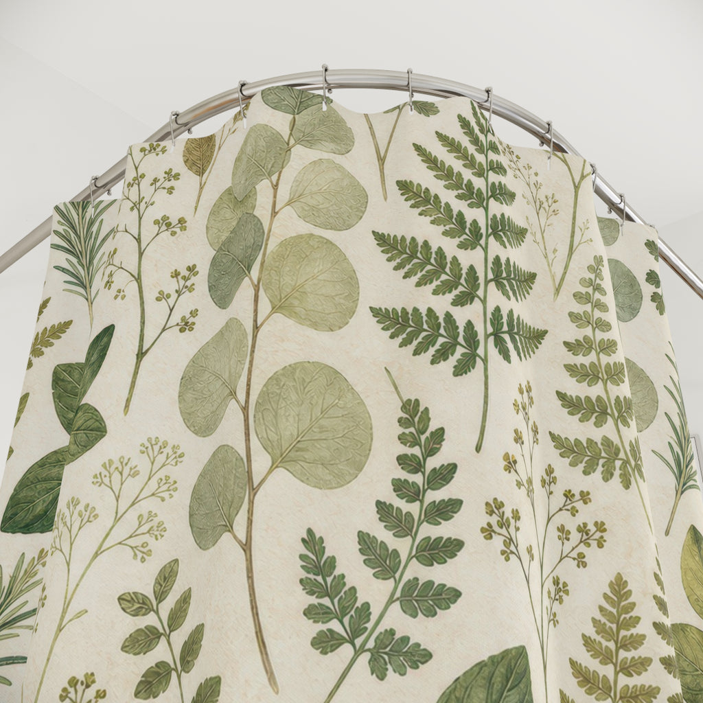 Fern Leaf Garden Shower Curtain