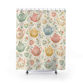 Pastel Teapot Cute Shower Curtain