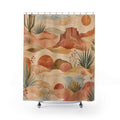 Desert Shower Curtain: Southwestern Landscape Pattern