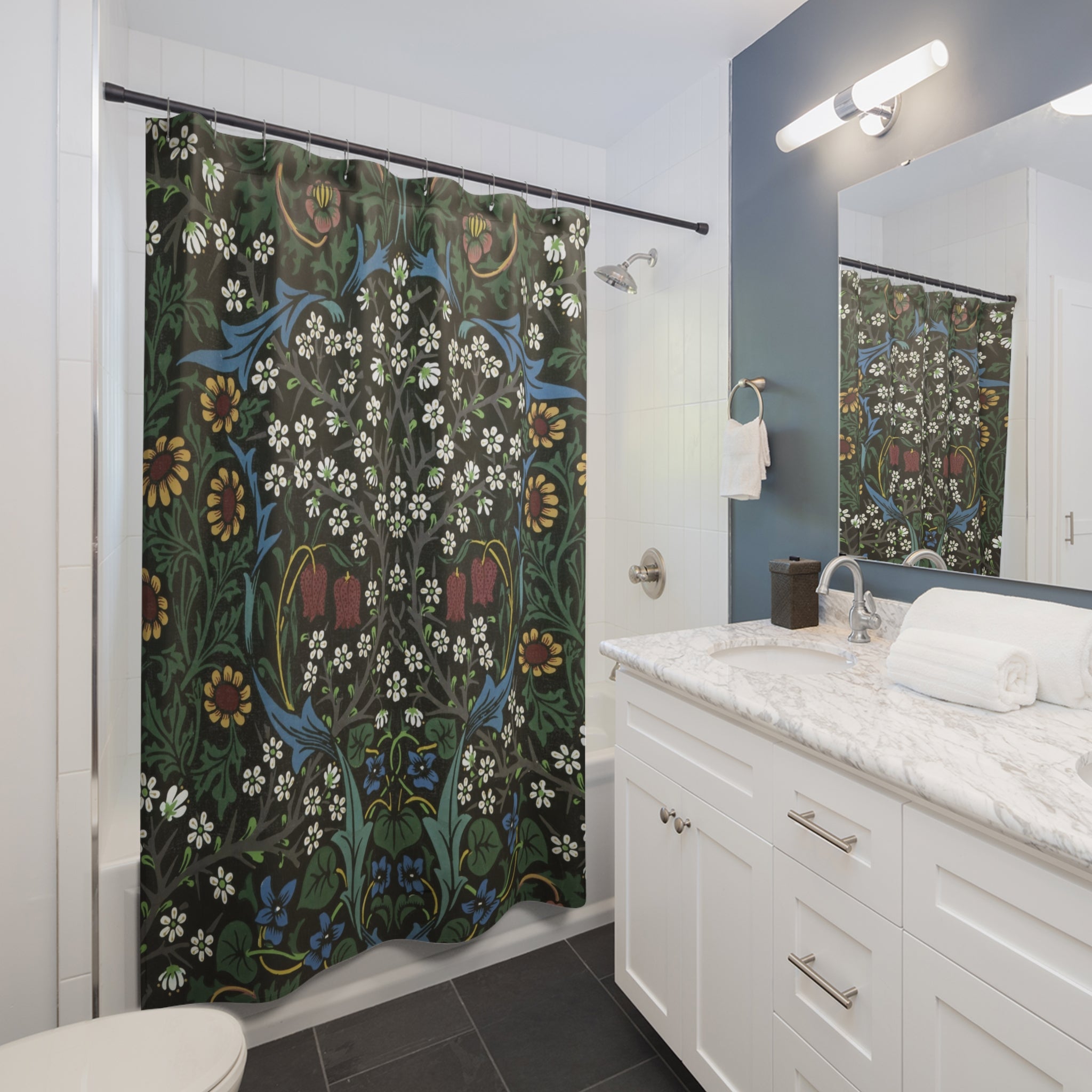 William Morris Blackthorn Shower Curtain