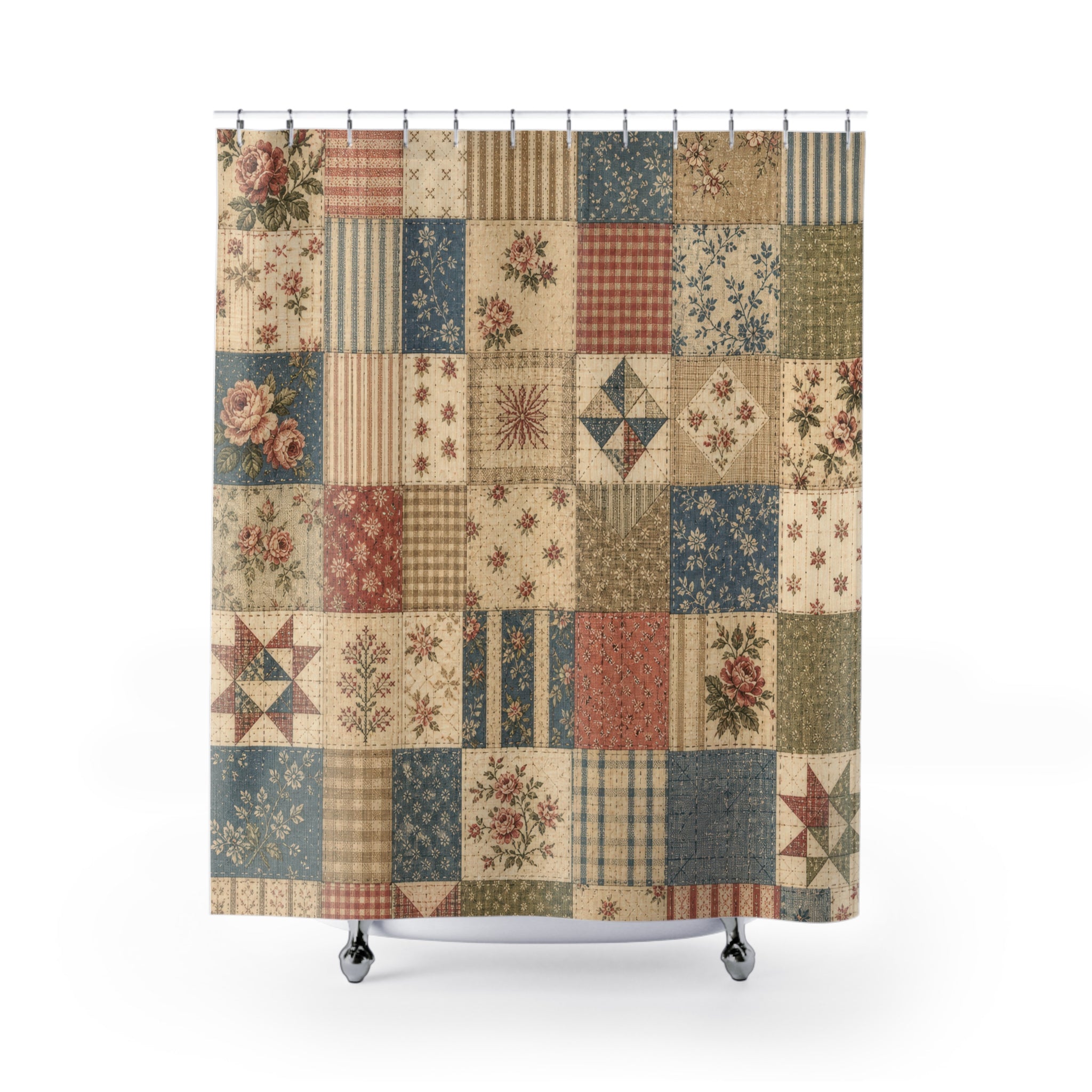 Vintage Farmhouse Shower Curtain