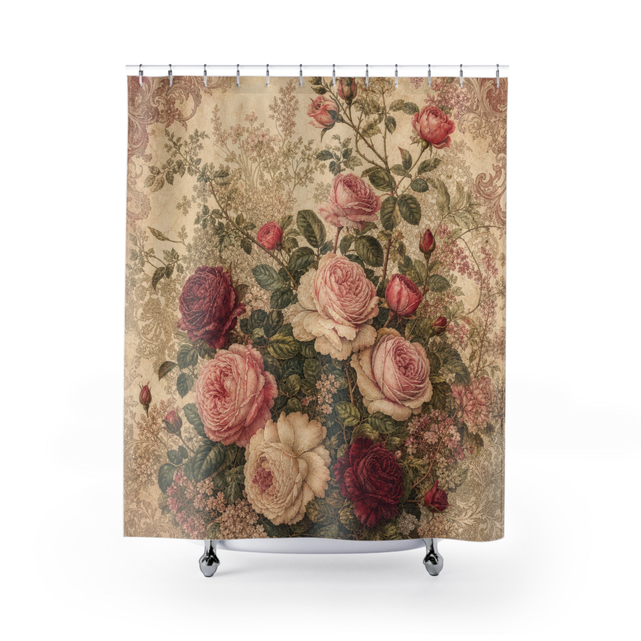 Victorian Rose Shower Curtain