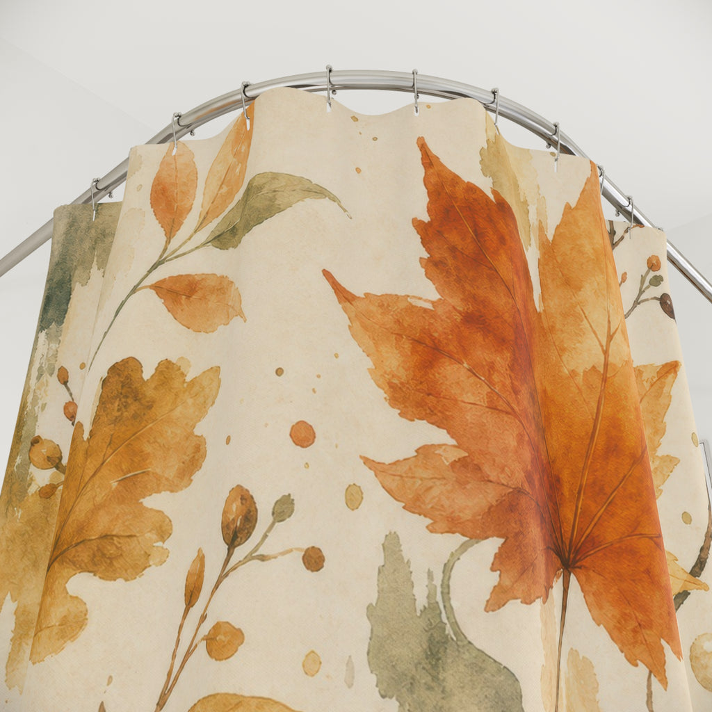 Fall Leaf Autumn Shower Curtain