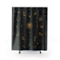 Celestial Zodiac Shower Curtain: Moon Stars