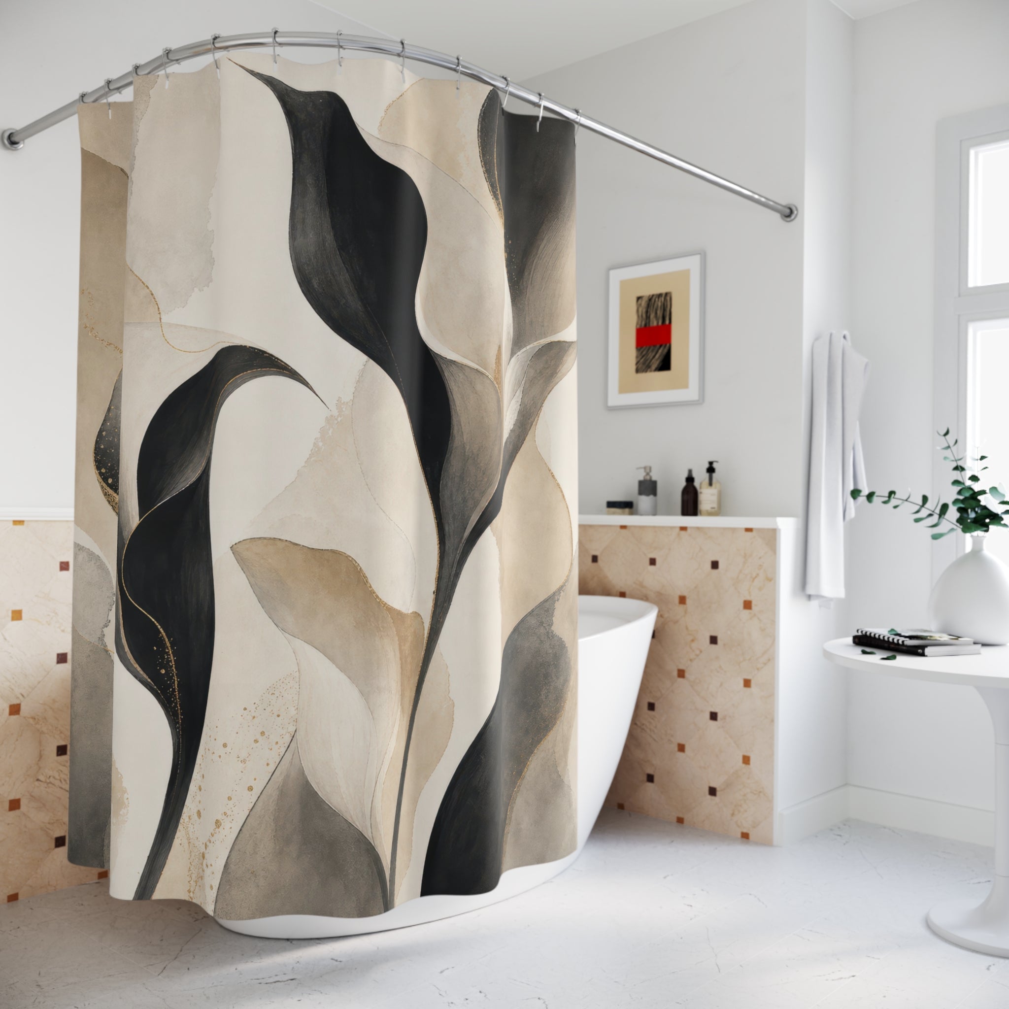 Botanical Floral Shower Curtain