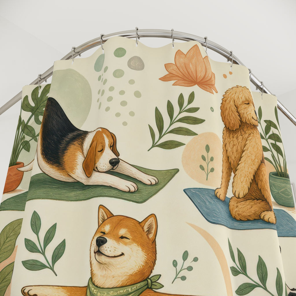 Unique Funny Dog Shower Curtain
