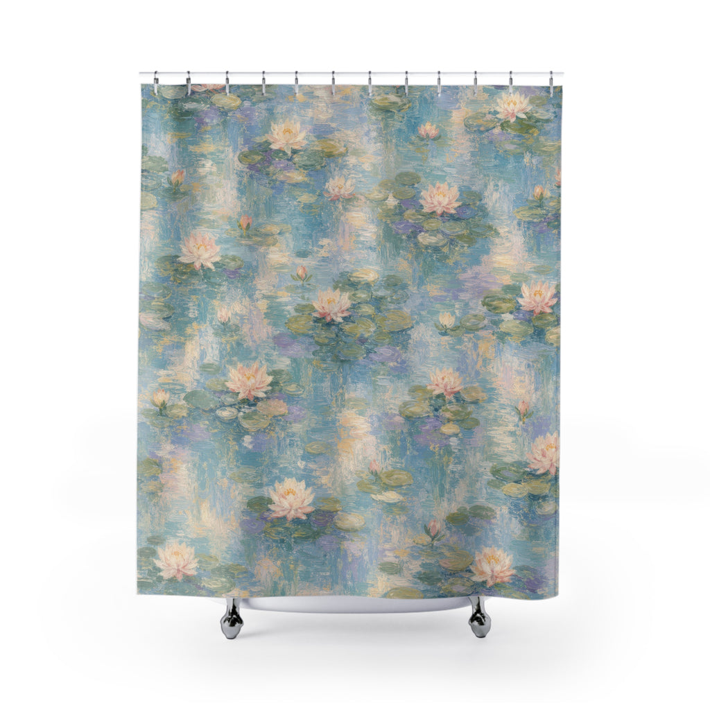 Water Lily Shower Curtain