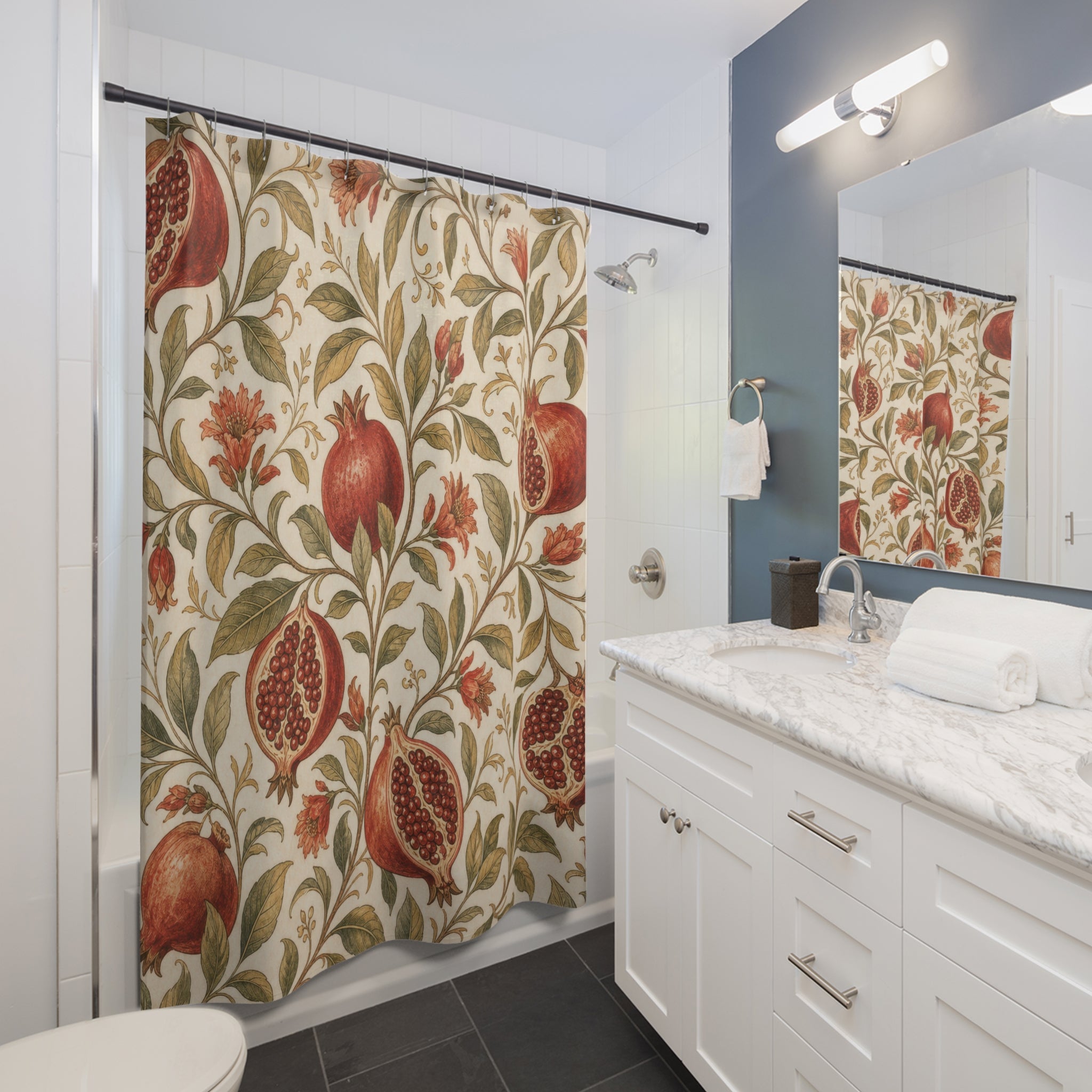 Pomegranate Shower Curtain