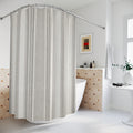 Grey Varied Stripe Shower Curtain
