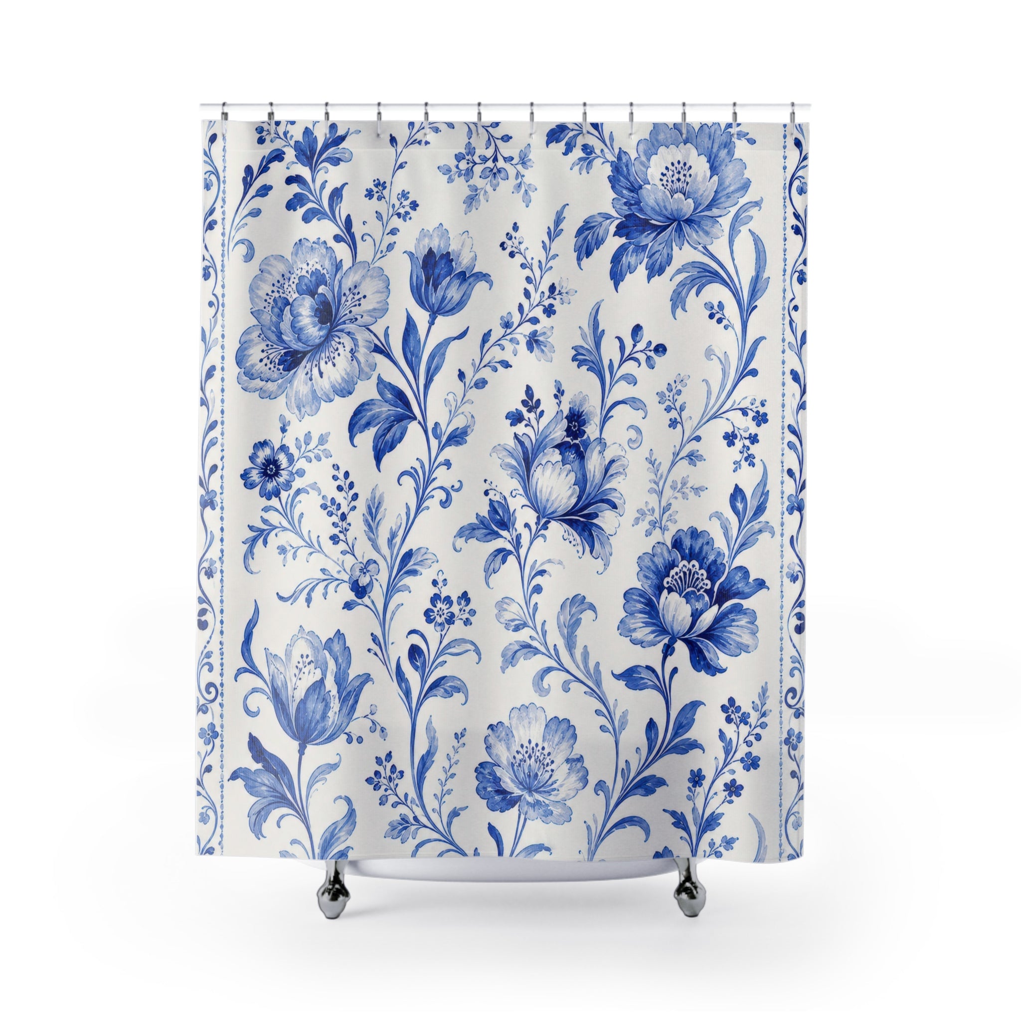 Vintage Toile Shower Curtain