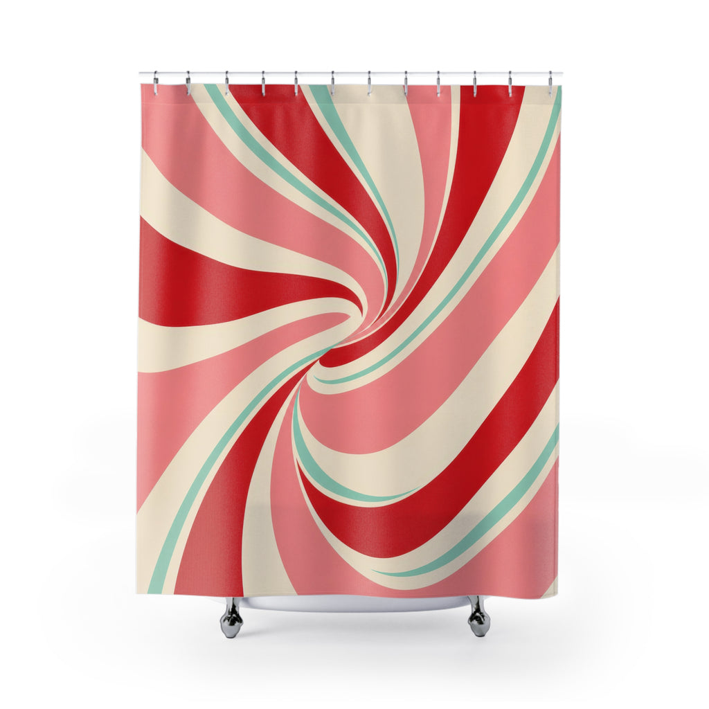 Candy Stripe Shower Curtain