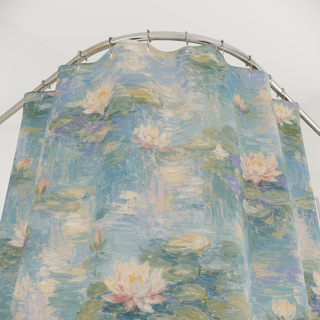 Water Lily Shower Curtain