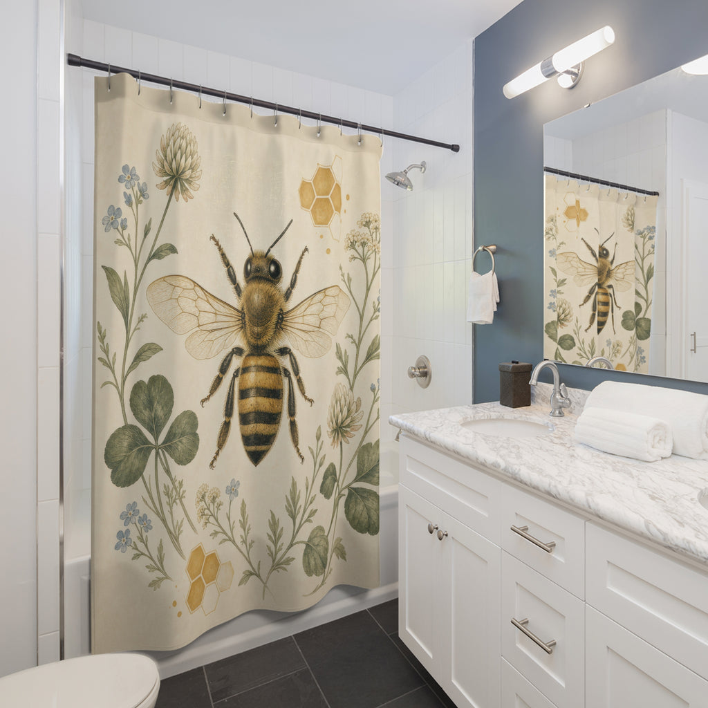 Bee Shower Curtain