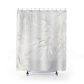 White Bamboo Wash Shower Curtain