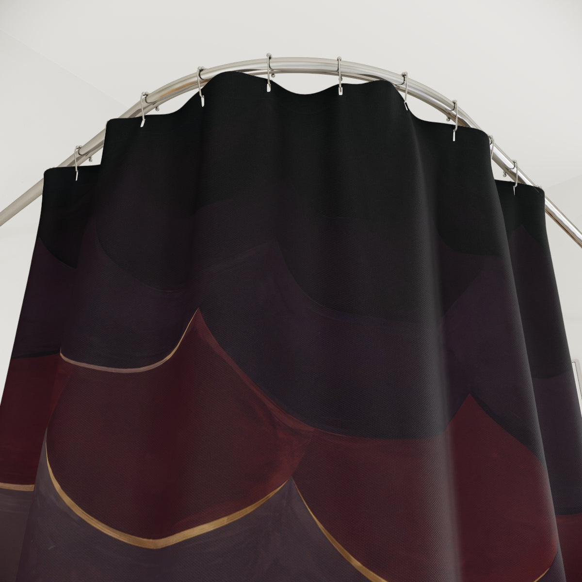 Scallop Canopy Moody Shower Curtain