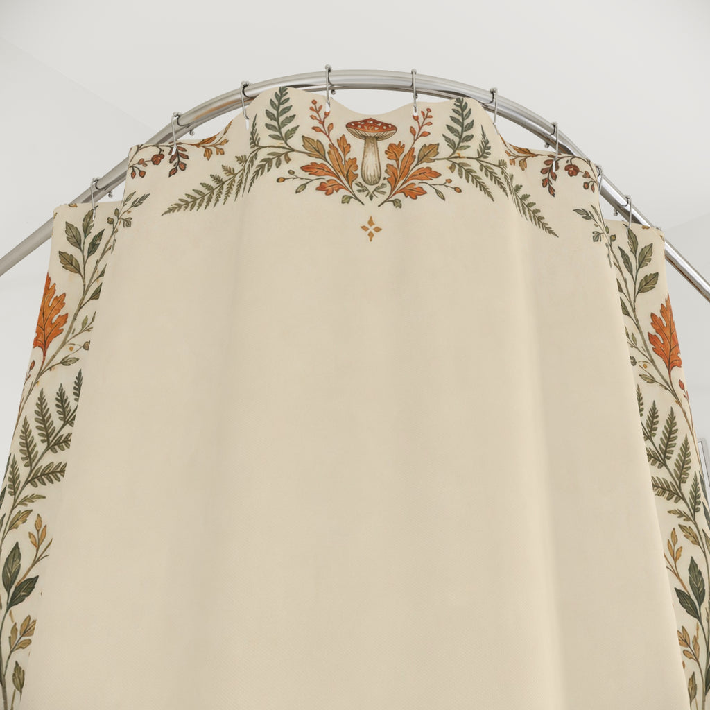 Fox Border Shower Curtain