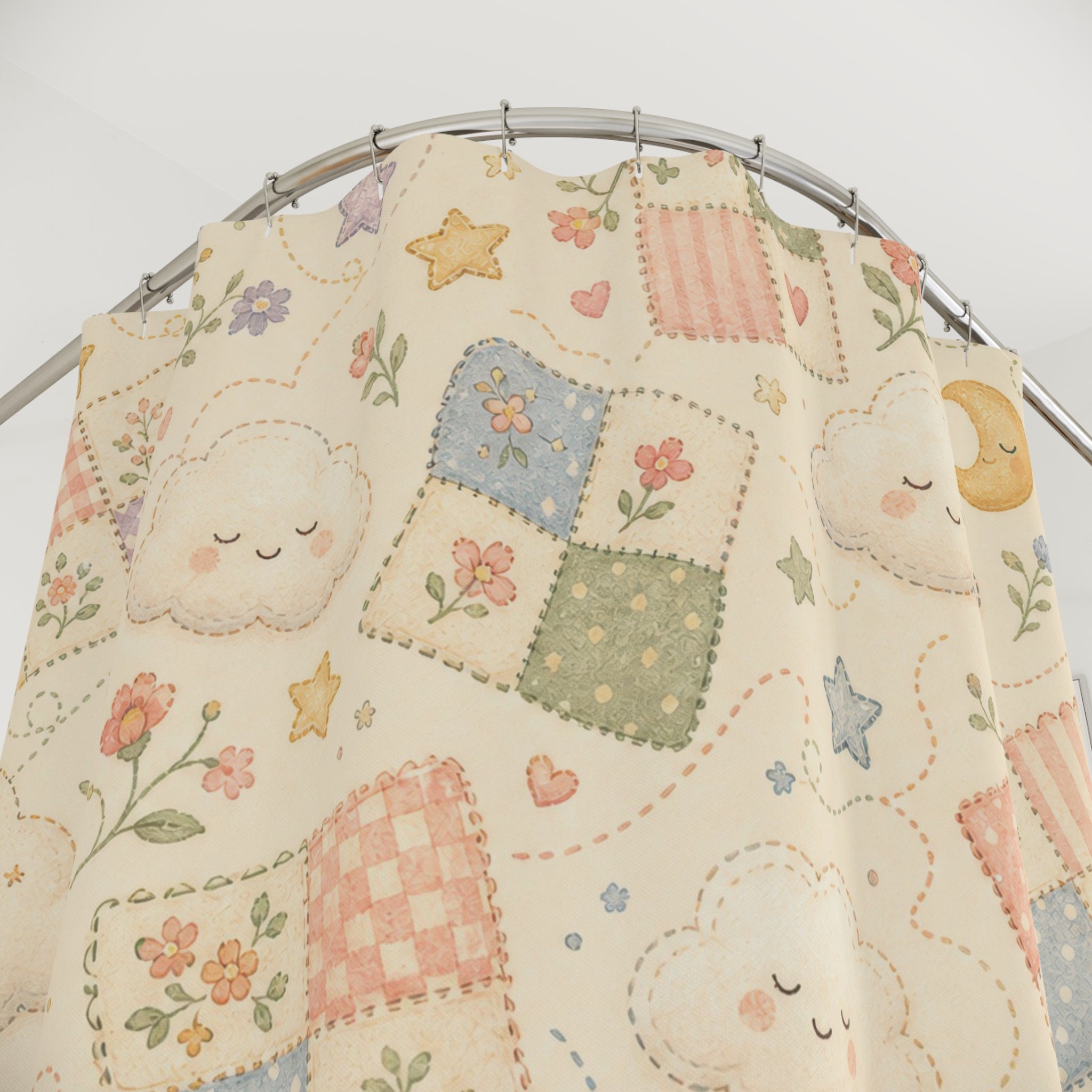Star Cloud Cute Shower Curtain
