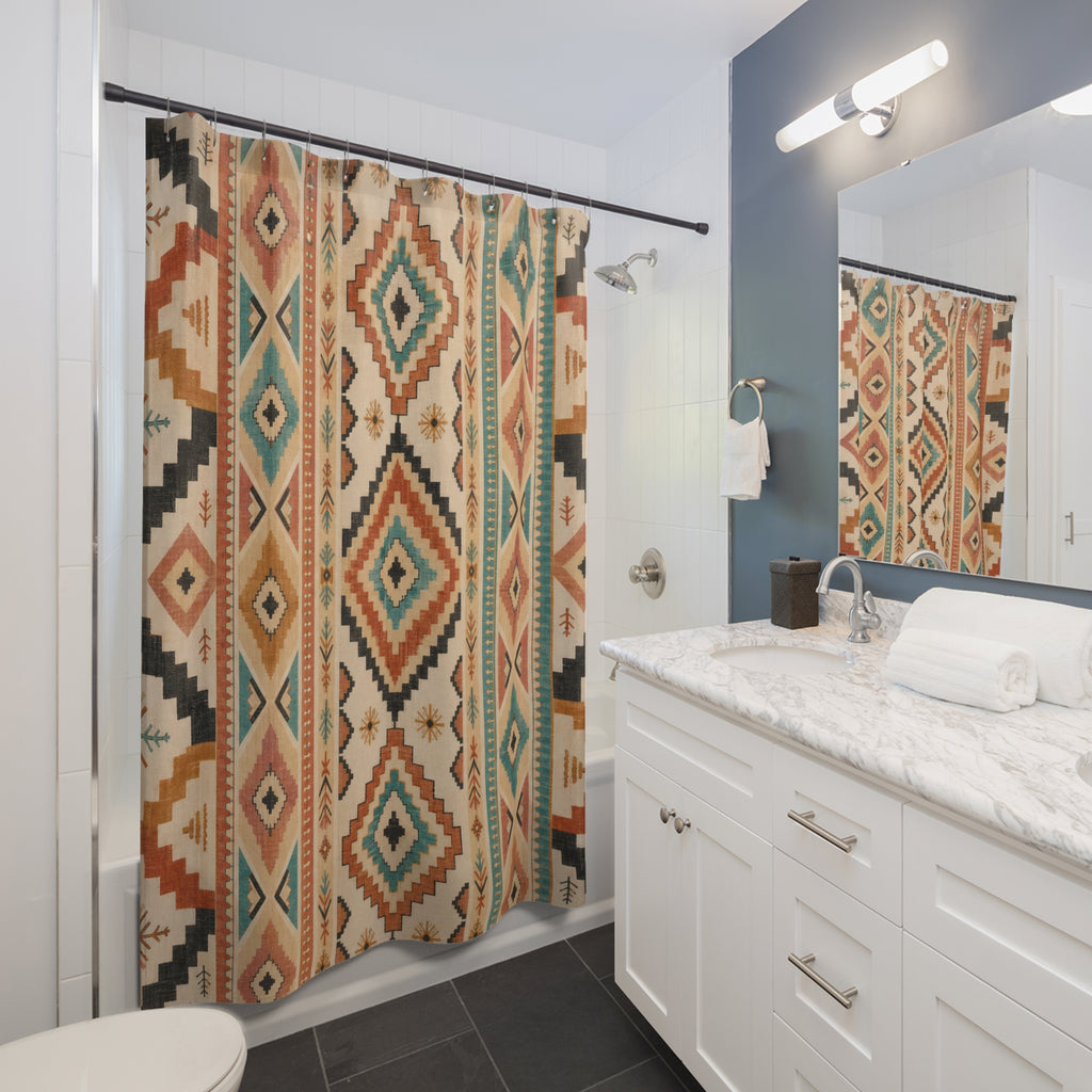 Southwestern Boho Shower Curtain