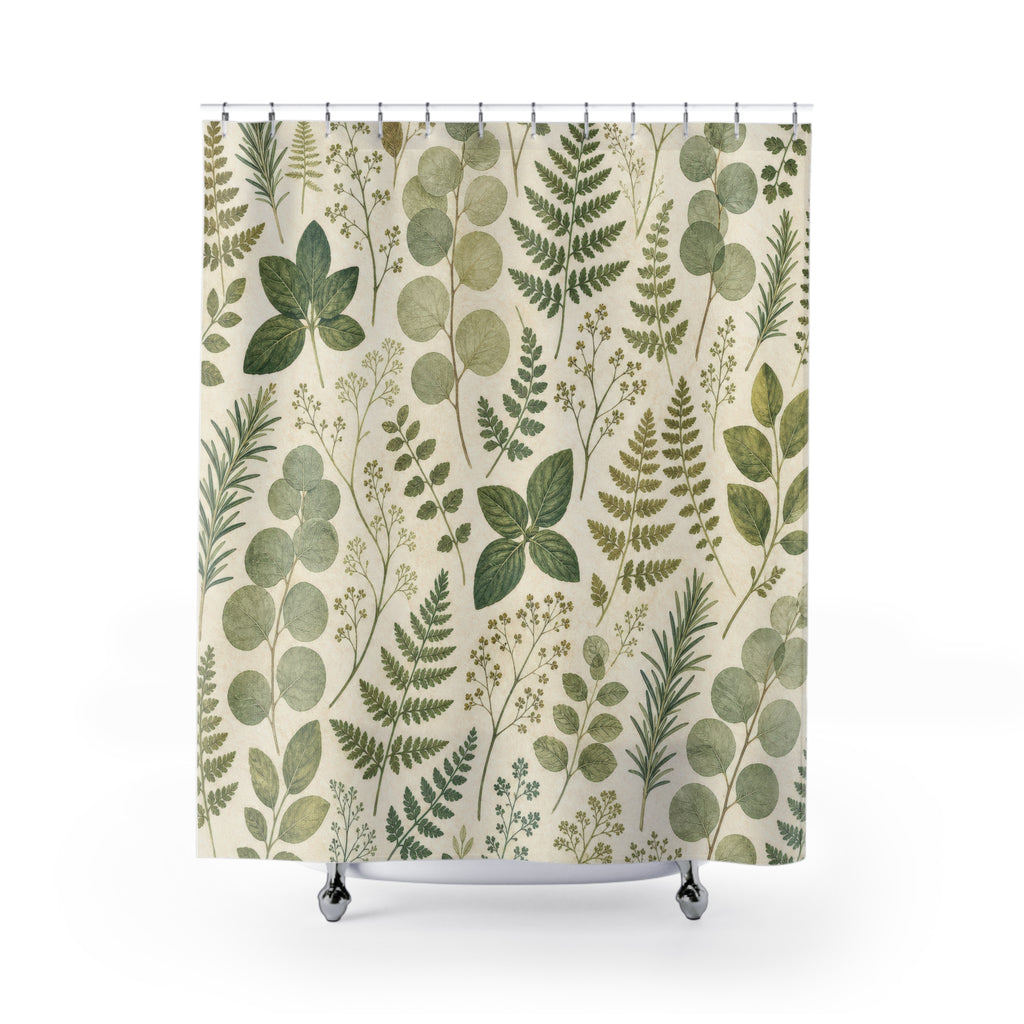 Fern Leaf Garden Shower Curtain