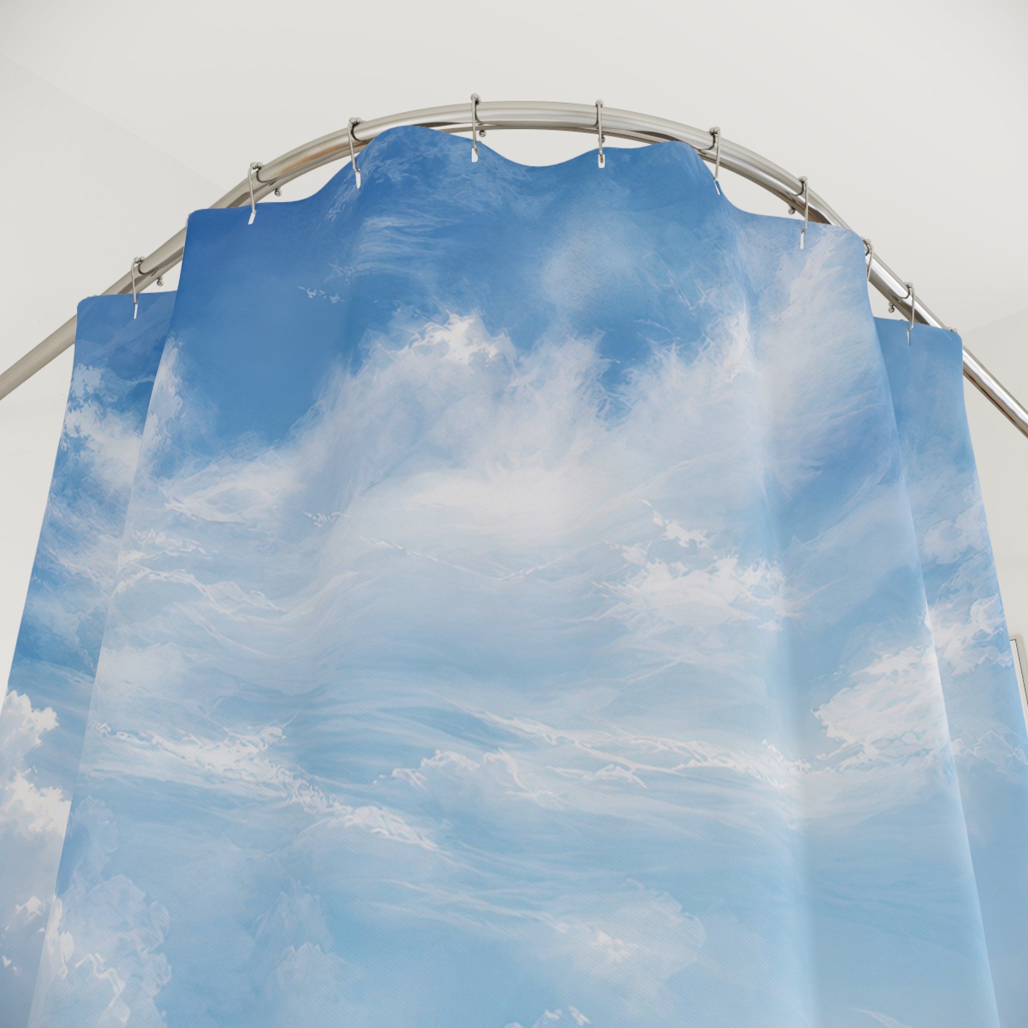 Blue Sky Shower Curtain: Sky Blue Nature