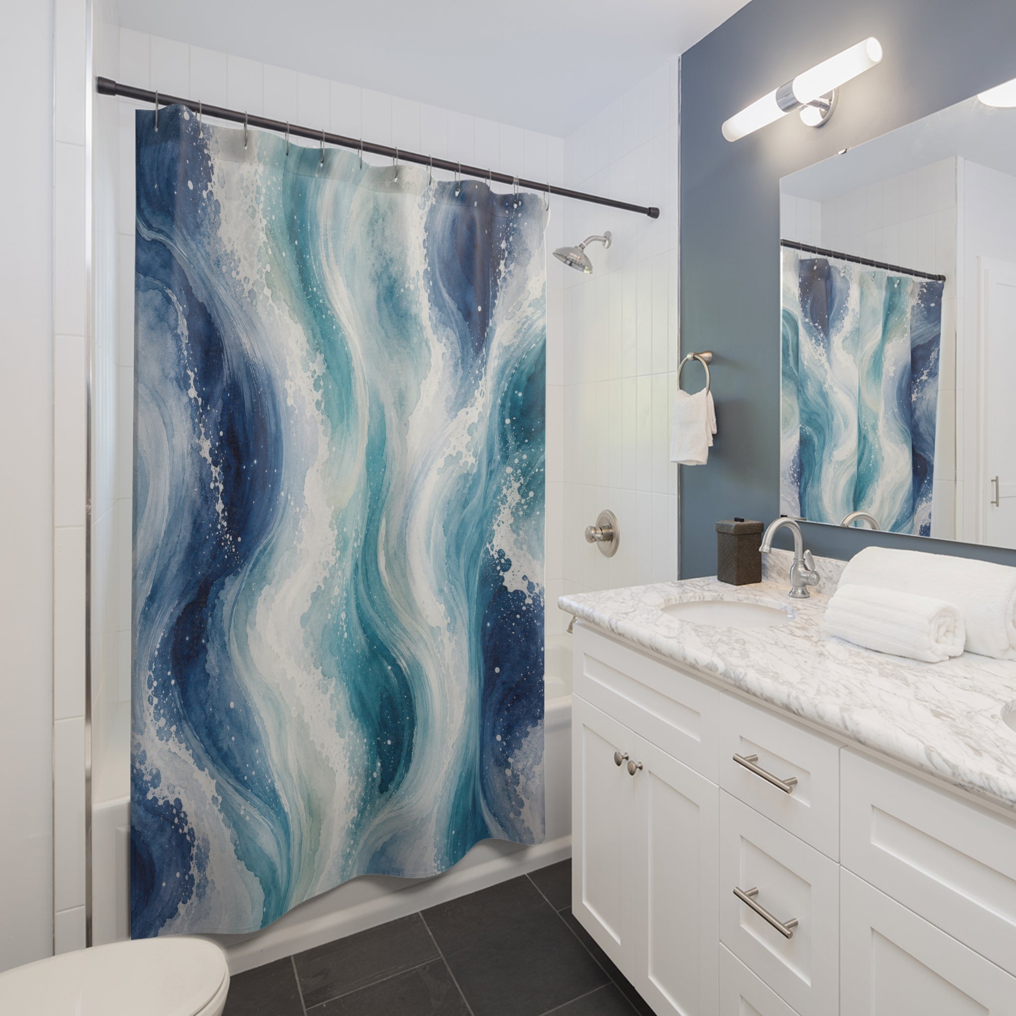 Blue Ocean Shower Curtain