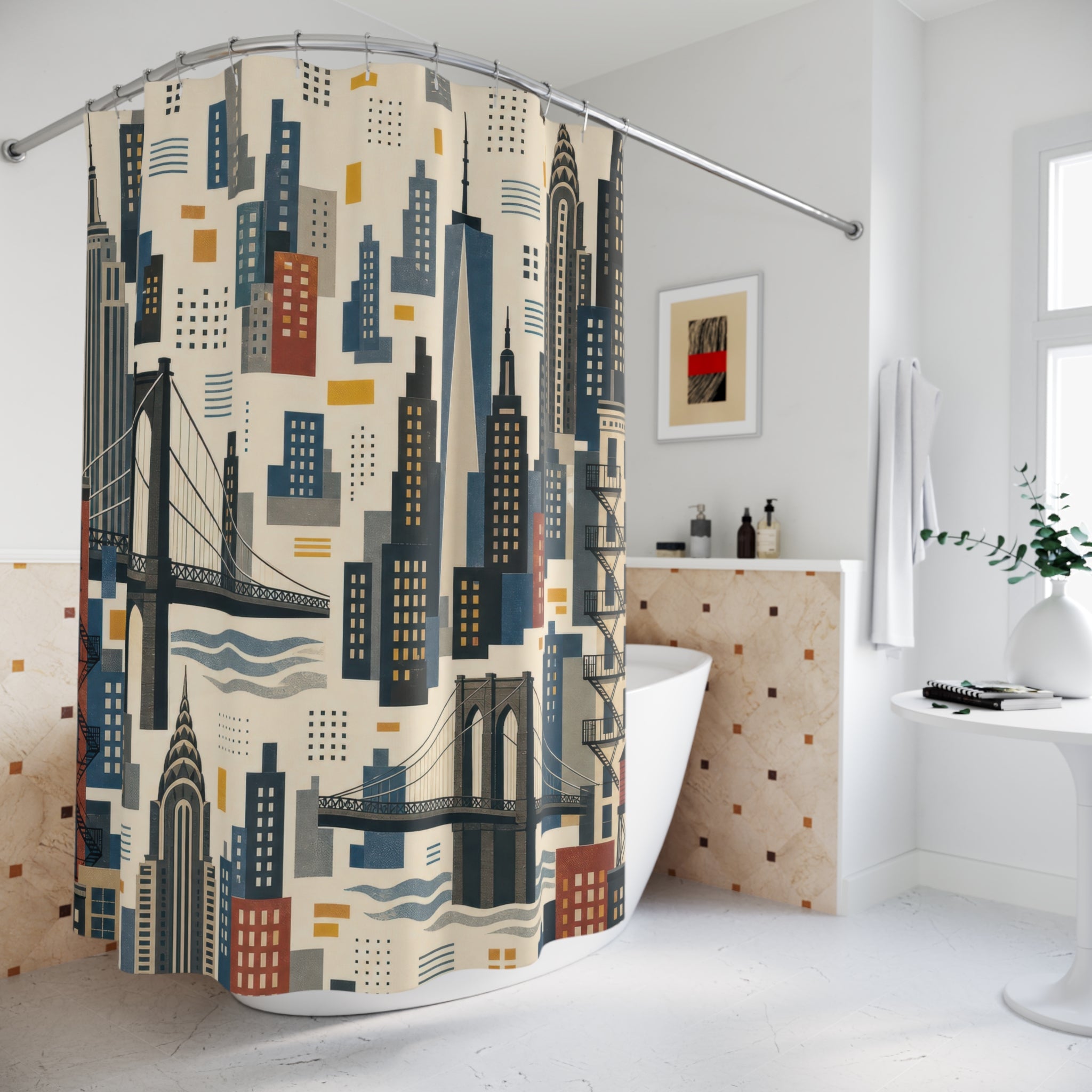 Skyline Shower Curtain