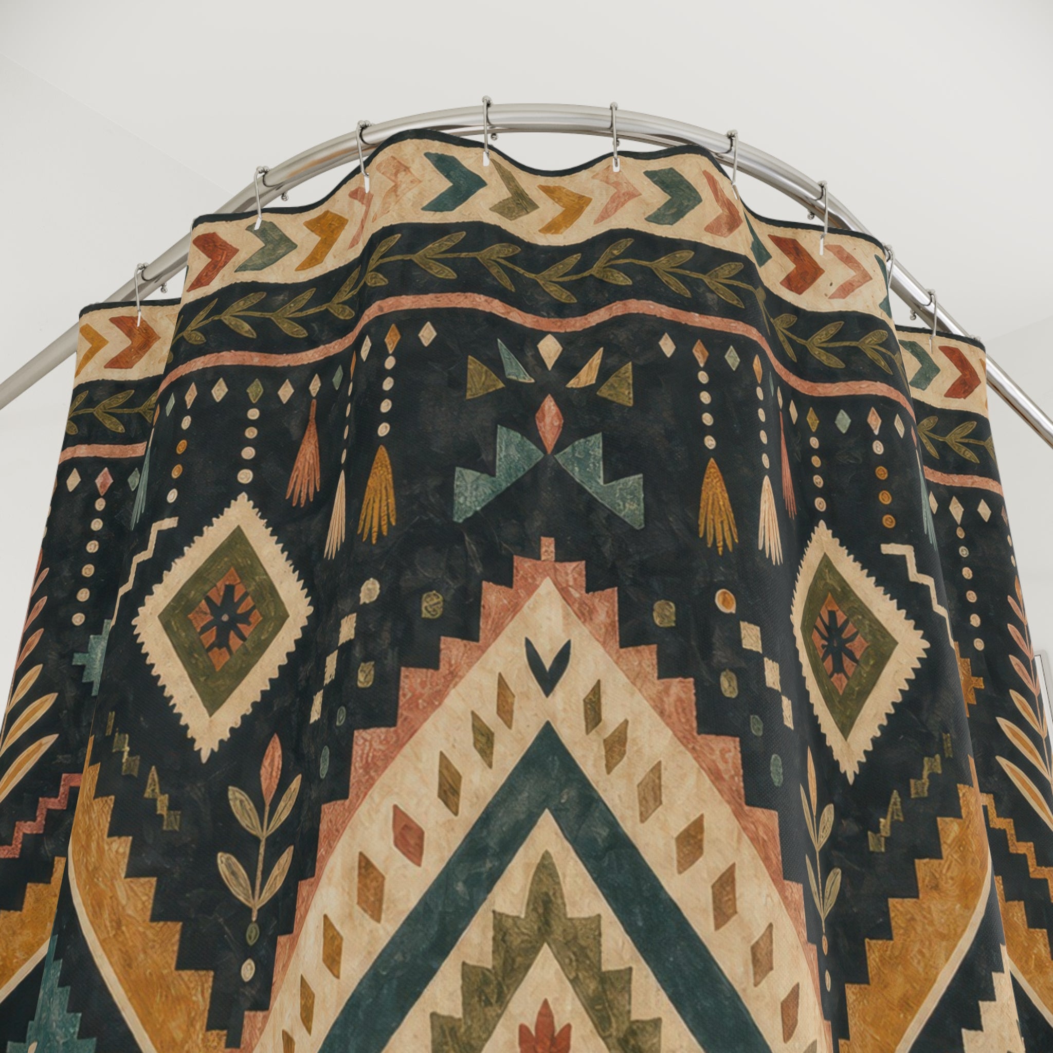Southwestern Diamond Shower Curtain