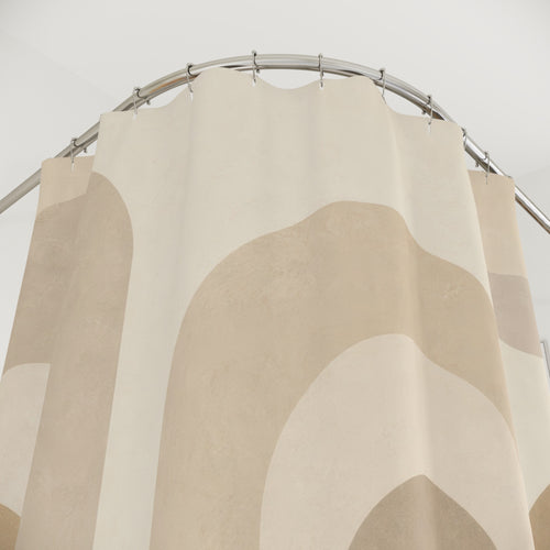 Abstract Arch Geometric Shower Curtain