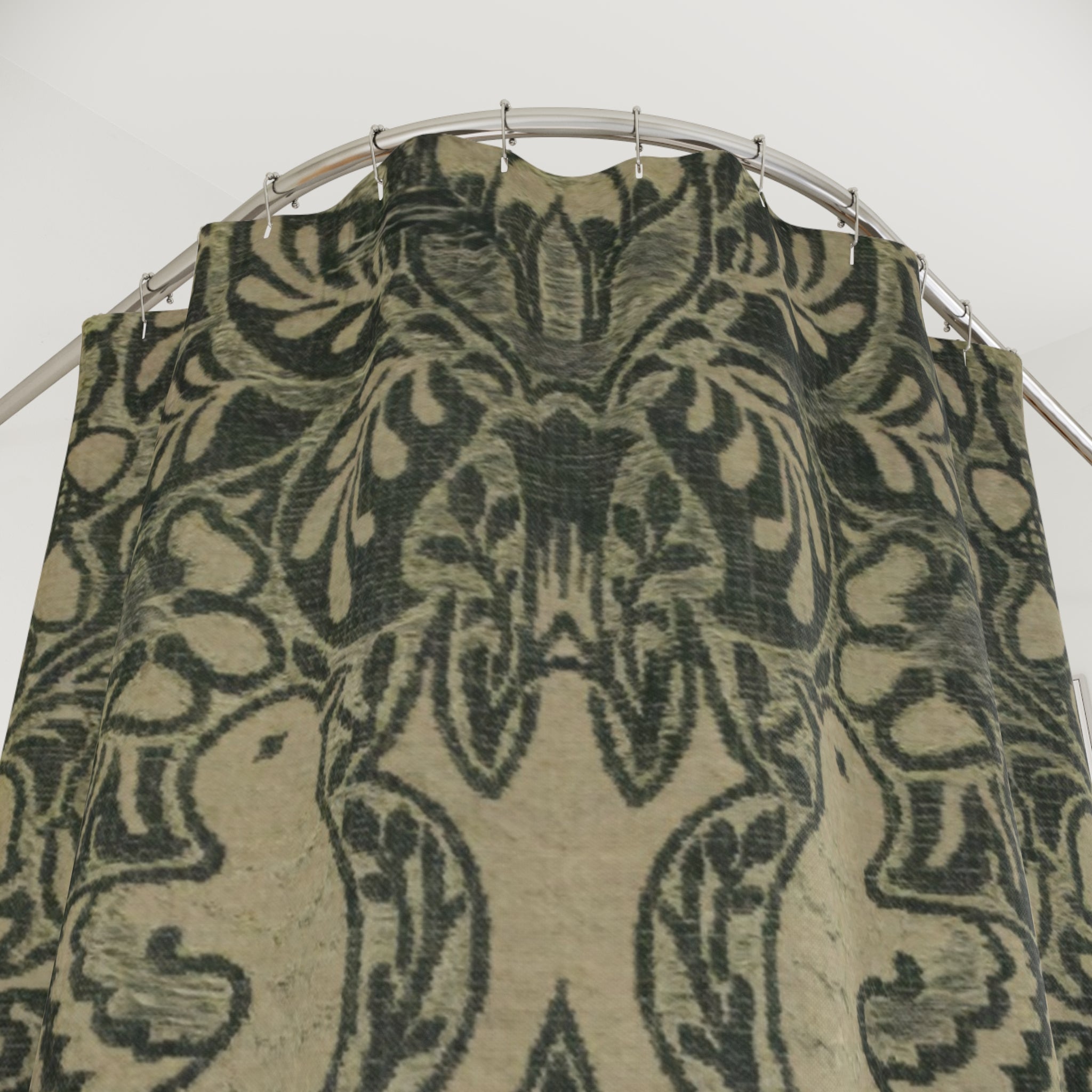 Morris Dove & Rose Shower Curtain – 1879 Olive Cream