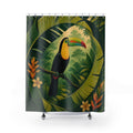 Tropical Toucan Jungle Shower Curtain